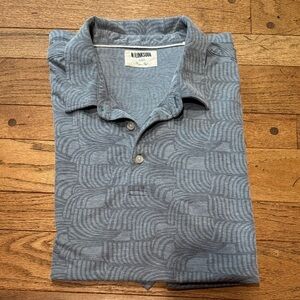 Linksoul Blue Textured Polo Shirt
